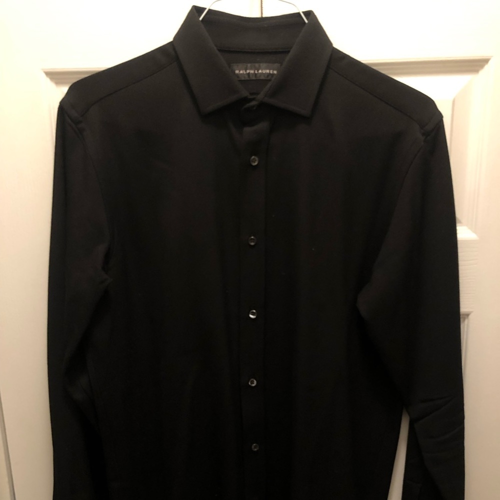 Ralph Lauren Black Label 100% Wool Shirt Size 15.5